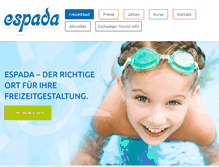 Tablet Screenshot of espada.de